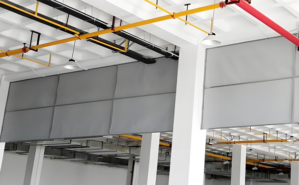 商场防烟分区常闭节点:刚察挡烟垂壁高度与控制器接线图解 商场防烟分区常闭节点:刚察挡烟垂壁高度与控制器接线图解